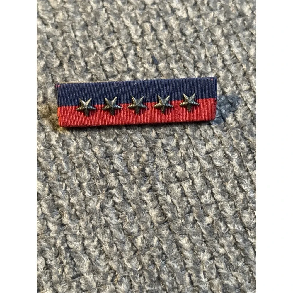 VTG US MILITARY ROTC RIBBON BAR SCABBARD & BLADE SOCIETY 3/8